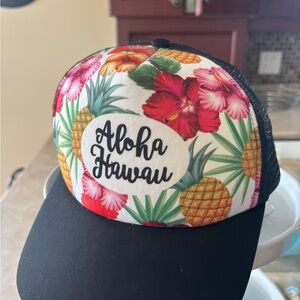 Aloha Hawaii Floral Trucker Hat